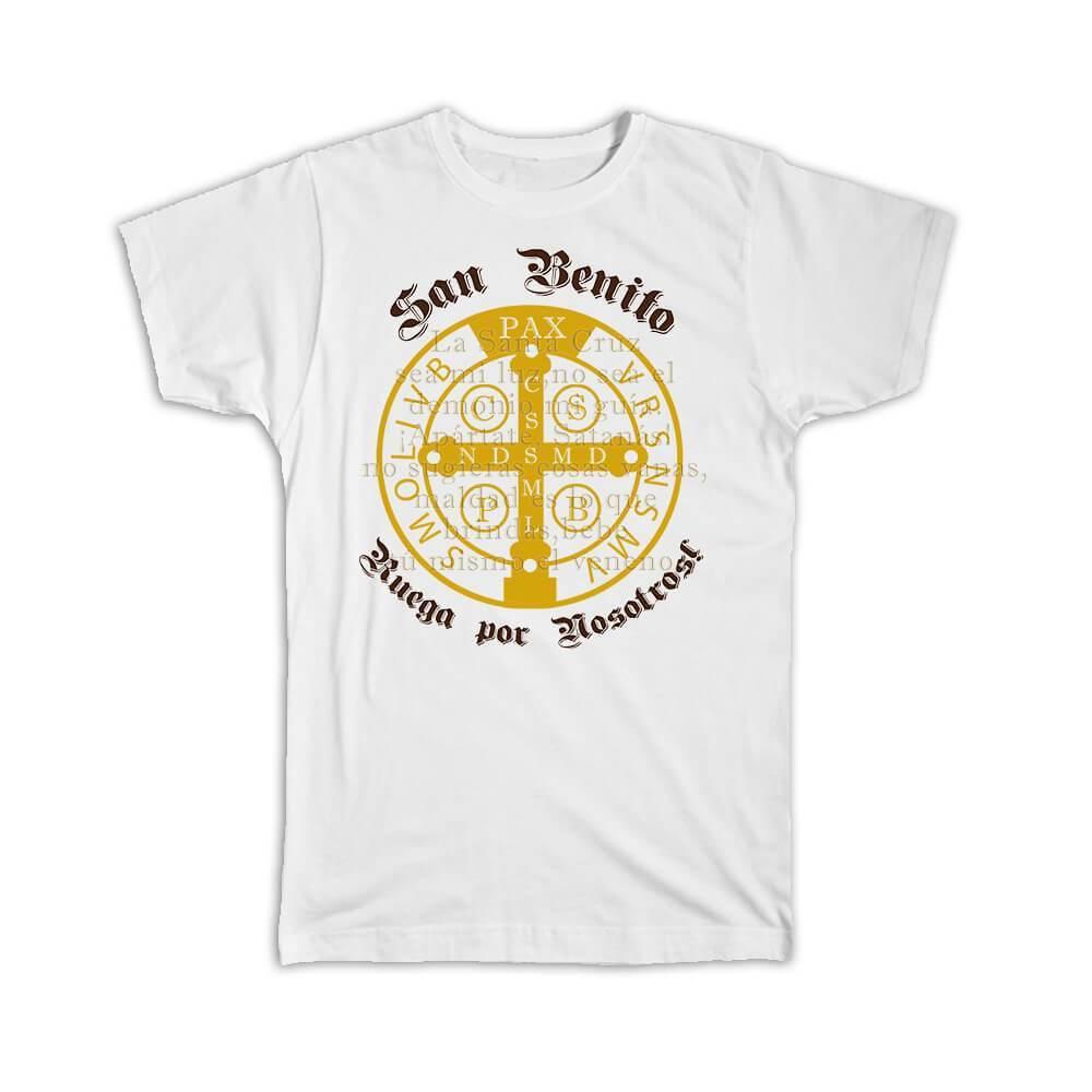 Gift T Shirt : San Benito Catolica Catolico Santo Religiosa Bento Benedito