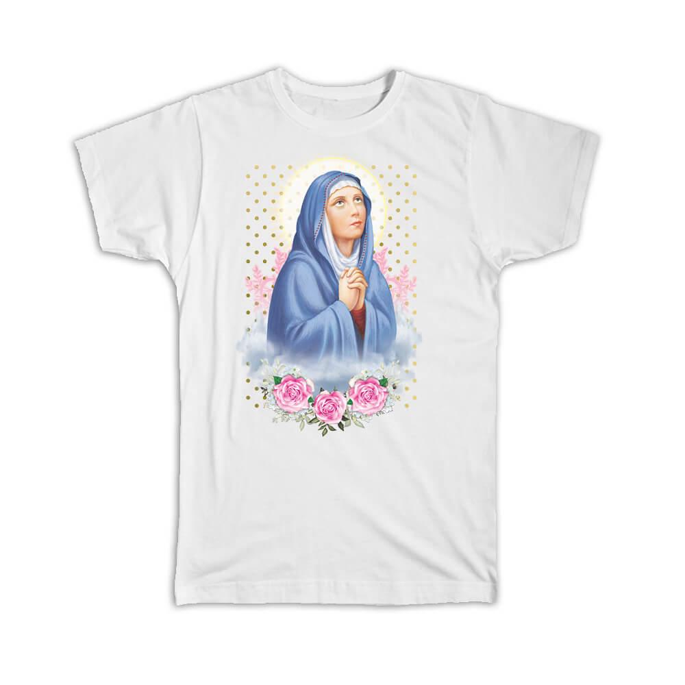 Gift T-Shirt : Our Lady Virgin Mary Catholic Saints Religious Saint Holy God - Picture 13 of 14
