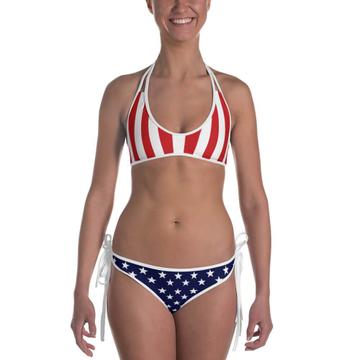 Americana Stars : Gift Bikini United States of America Flag