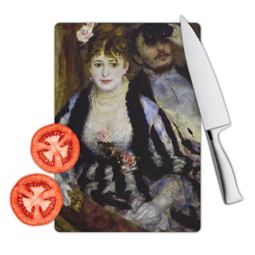 Renoir La Loge The Theatre Box : Gift Cutting Board Famous Oil Painting Art Artist Painter