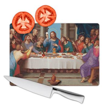 The Last Supper : Gift Cutting Board Catholic Religious Saint Communion
