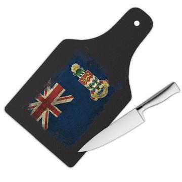 Cayman Islands Flag : Gift Cutting Board Distressed Proud Islander North America Country Souvenir Art