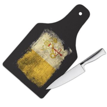 Vatican City Flag : Gift Cutting Board Rome Italy Catholic Church Pope Europe Country Souvenir Art