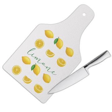 Limone Lemons Design : Gift Cutting Board