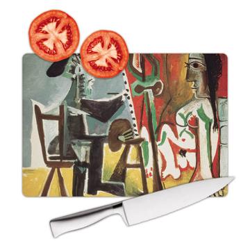 Picasso : Gift Cutting Board Famous Oil Painting Art Artist Painter