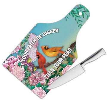 Cardinal Flowers : Gift Cutting Board Bird Grieving Lost Loved One Grief Healing Rememberance