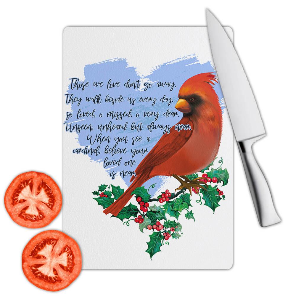 Personalized Cardinal Mug Name Bird Grieving Loved One Details about   Gift Cutting Board 