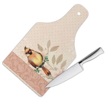 Cardinal Arabesque : Gift Cutting Board Bird Grieving Lost Loved One Grief Healing Rememberance