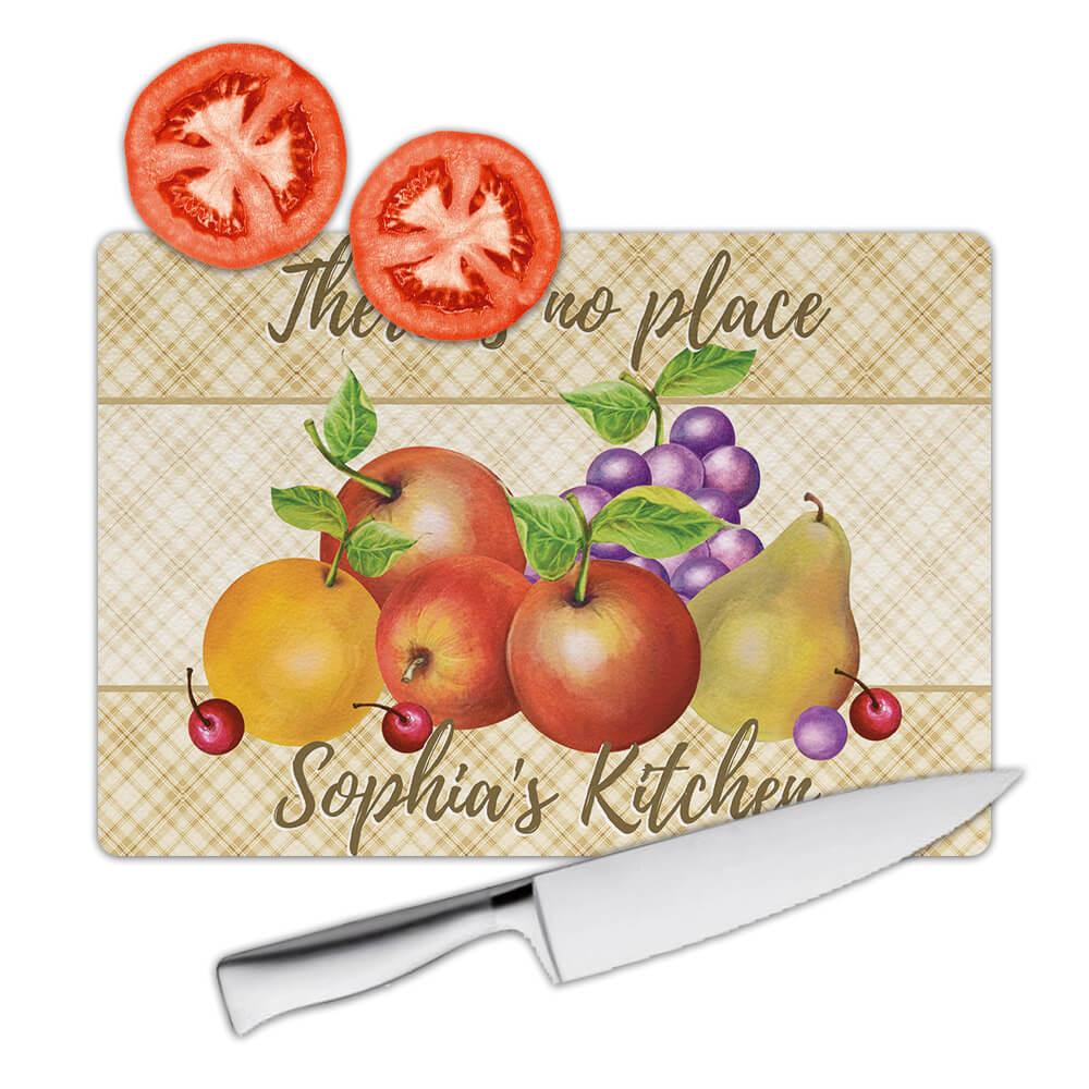 Gift Cutting Board : Personalized Fruit Still Life Theres No Place Like Home