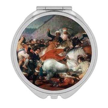 Goya The Second of May The Charge of the Mamelukes : Gift Compact Mirror Famous Painting Art