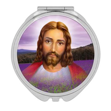 Jesus Christ : Gift Compact Mirror Catholic Religious Religion Classic Faith