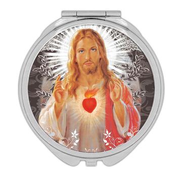 Sacred Heart of Jesus : Gift Compact Mirror Religion Classic Faith