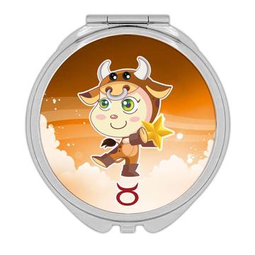 Taurus : Gift Compact Mirror Signs Zodiac Esoteric Horoscope Astrology