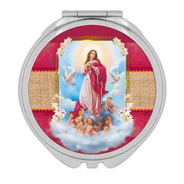 Mary Untier of Knots : Gift Compact Mirror Catholic Religious Virgin Saint