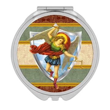 St Michael The Archangel : Gift Compact Mirror Angel Catholic Religious Saint