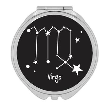 Virgo : Gift Compact Mirror Zodiac Signs Esoteric Horoscope Astrology
