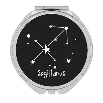 Sagittarius : Gift Compact Mirror Zodiac Signs Esoteric Horoscope Astrology
