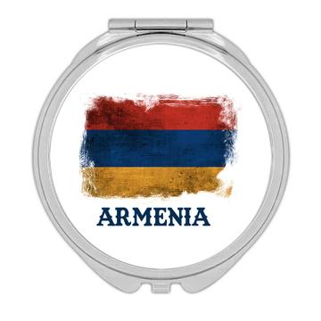 Armenia Armenian Flag : Gift Compact Mirror European Europe Country Souvenir Pride Patriotic Print