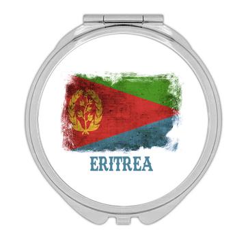 Eritrea Eritrean Flag : Gift Compact Mirror Africa African Country Souvenir National Vintage Patriotic Art