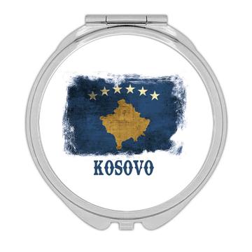 Kosovo Kosovan Flag : Gift Compact Mirror Proud Europe Country Independence Souvenir Nation Vintage