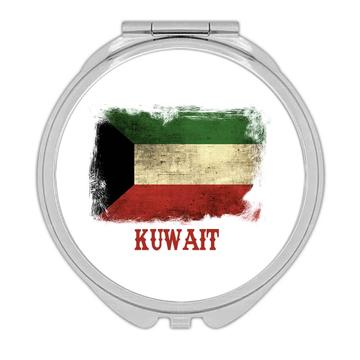 Kuwait Kuwaiti Flag : Gift Compact Mirror Asia Asian Proud Country Souvenir Patriotic Vintage Nation