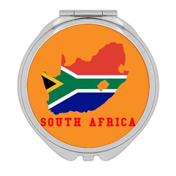 South Africa MAP Flag : Gift Compact Mirror African Epat Country Pride