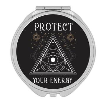 Esoteric Protect Your Energy  : Gift Compact Mirror