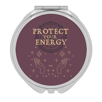 Esoteric Protect Your Energy  : Gift Compact Mirror Hands