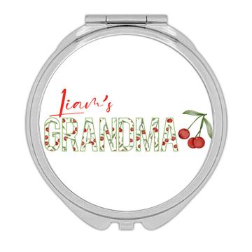 Personalized Cherry Kitchen Grandma : Gift Compact Mirror Grandmother