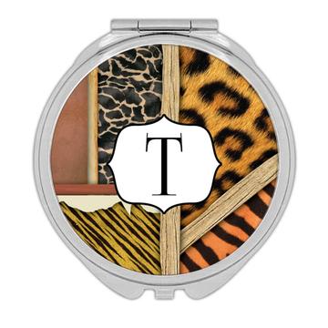 Cheetah Snake Tiger Animal Print Fashion : Gift Compact Mirror Wild Animals Wildlife Fauna Safari Species