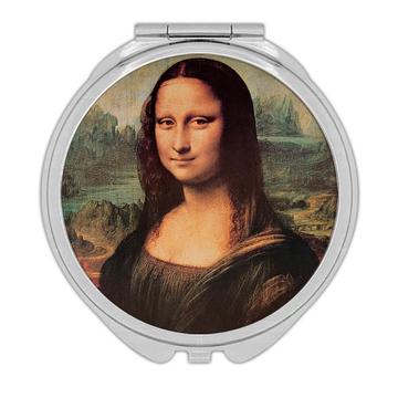 Mona Lisa Leonardo da Vinci Portrait : Gift Compact Mirror Famous Oil Painting Art Artist Painter