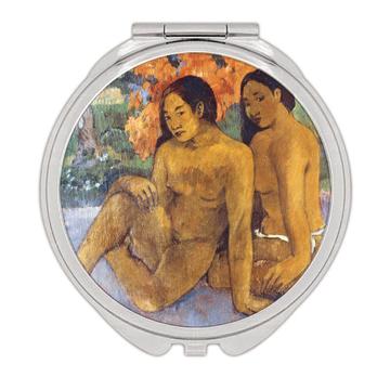 Et L or de Leurs Corps Paul Gauguin : Gift Compact Mirror Famous Oil Painting Art Artist Painter