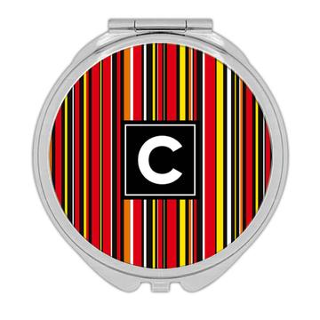 Stripes German Flag Colors : Gift Compact Mirror Abstract Pattern Lines For Him Father Boss Birthday
