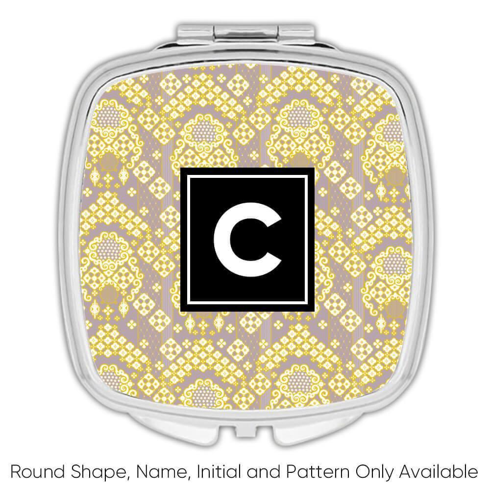 Geschenk Kompaktspiegel: Abstrakt Arabesk Modern Modern Wohndeko Design - Bild 3 von 7