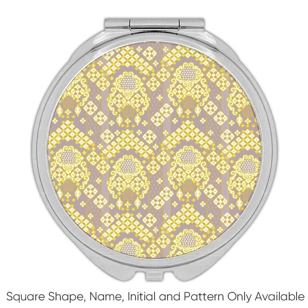 Geschenk Kompaktspiegel: Abstrakt Arabesk Modern Modern Wohndeko Design - Bild 6 von 7