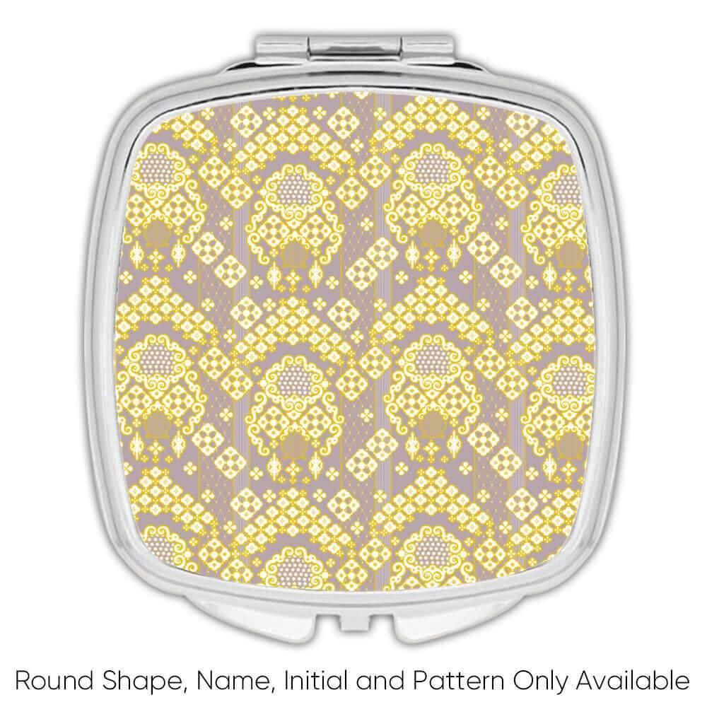 Geschenk Kompaktspiegel: Abstrakt Arabesk Modern Modern Wohndeko Design - Bild 7 von 7