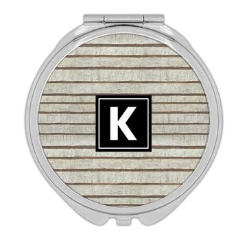 Stone Stripes Pattern : Gift Compact Mirror Abstract Seamless Marble For Home Wall Decor Lines