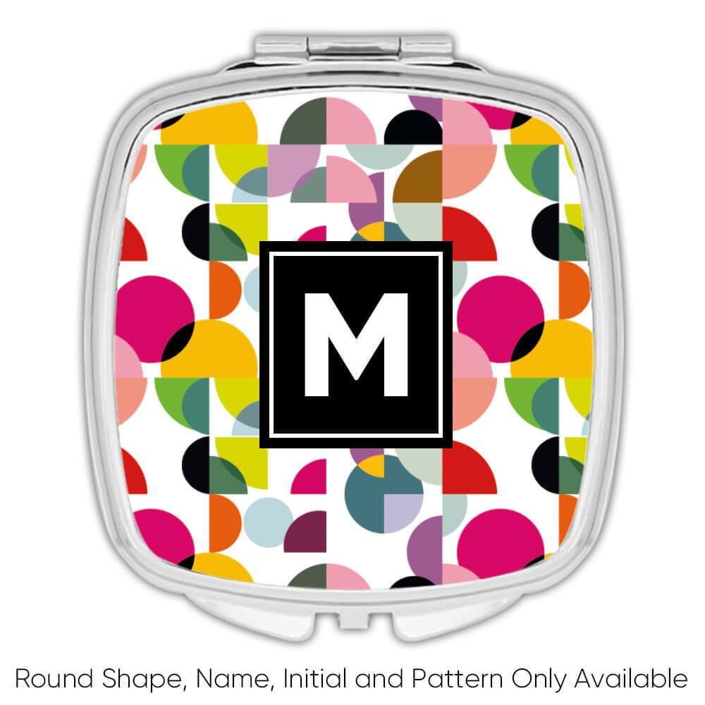Geschenk Kompaktspiegel: Bunte Form Design Geometrisch Modern Wohndeko - Bild 3 von 7