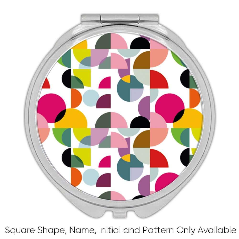 Geschenk Kompaktspiegel: Bunte Form Design Geometrisch Modern Wohndeko - Bild 6 von 7