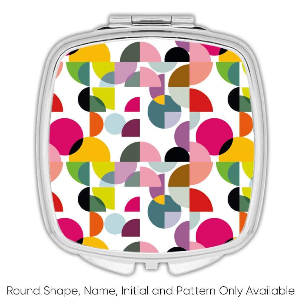 Geschenk Kompaktspiegel: Bunte Form Design Geometrisch Modern Wohndeko - Bild 7 von 7