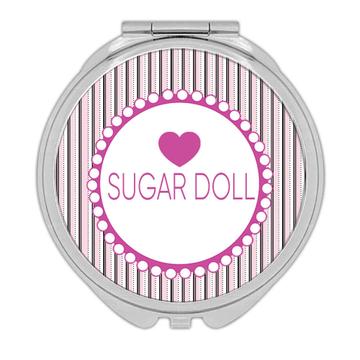 Heart Sugar Doll : Gift Compact Mirror Valentines Love