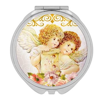 Victorian Angel : Gift Compact Mirror Vintage Retro Religious Cute