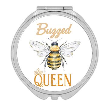Buzzed Queen Bee : Gift Compact Mirror Retro Lover