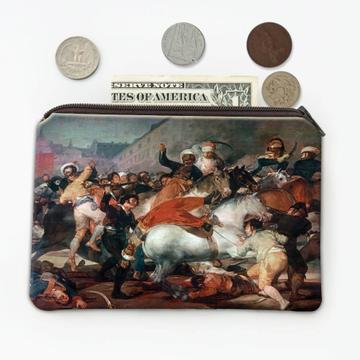 Goya The Second of May The Charge of the Mamelukes : Gift Coin Purse Famous Painting Art
