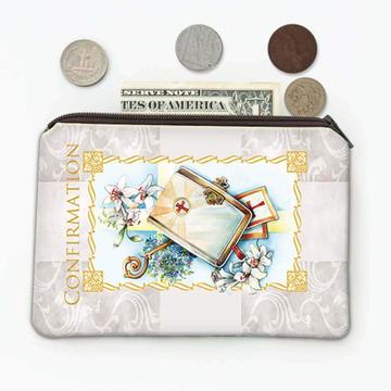 Confirmation : Gift Coin Purse Catholic Religious Sacrament Souvenir Giveaway