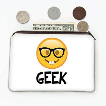Geek Emoji : Gift Coin Purse Gamer Nerd Teen Video Games Computer Cup