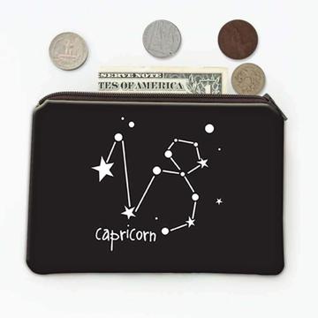 Capricorn : Gift Coin Purse Zodiac Signs Esoteric Horoscope Astrology