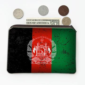Afghanistan Flag : Gift Coin Purse Afghan Retro Artistic Expat Country