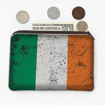 Ireland : Gift Coin Purse Flag Retro Artistic Irish Expat Country