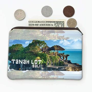 BALI INDONESIA : Gift Coin Purse Tanah Lot Temple Flag Indonesian Balinese Country